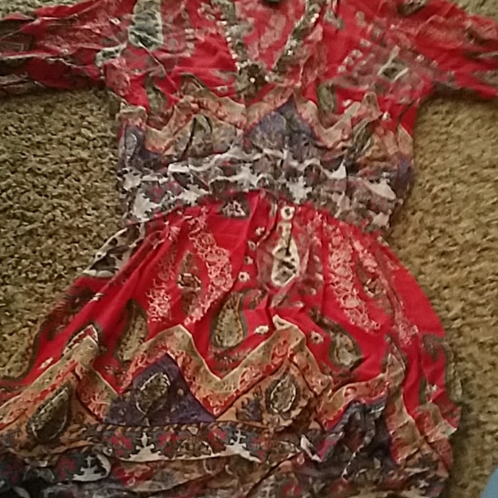Boho flattering dress/top
